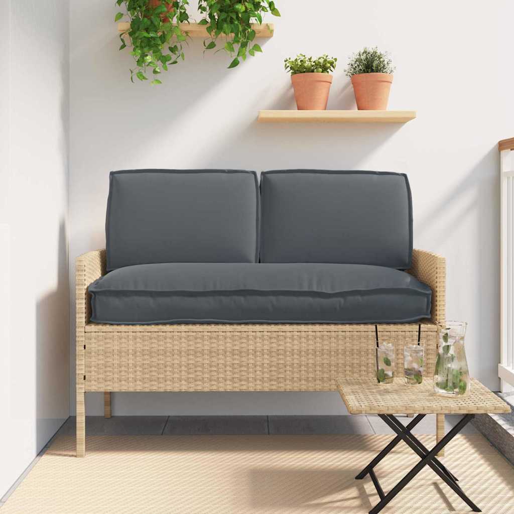 vidaXL Ensemble de coussins de palette 3 pcs Anthracite 120 x 60 x 12 cm Tissu Oxford