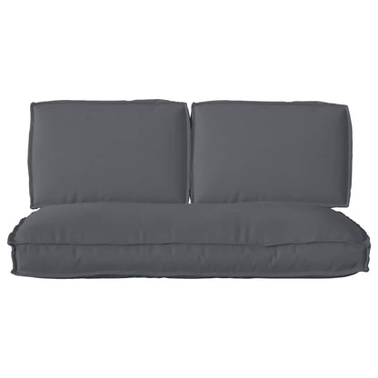 vidaXL Ensemble de coussins de palette 3 pcs Anthracite 120 x 60 x 12 cm Tissu Oxford