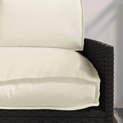 vidaXL Set de coussins pour palette 3 pcs Crème 120 x 60 x 12 cm Tissu Oxford