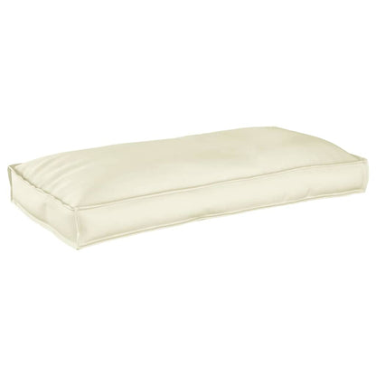 vidaXL Set de coussins pour palette 3 pcs Crème 120 x 60 x 12 cm Tissu Oxford