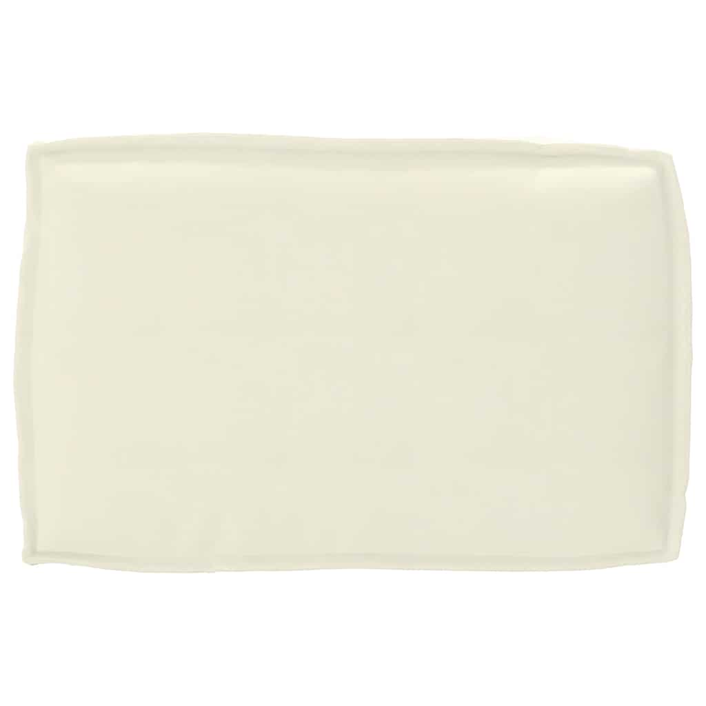 vidaXL Set de coussins pour palette 3 pcs Crème 120 x 60 x 12 cm Tissu Oxford