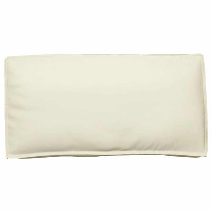 vidaXL Set de coussins pour palette 3 pcs Crème 120 x 60 x 12 cm Tissu Oxford