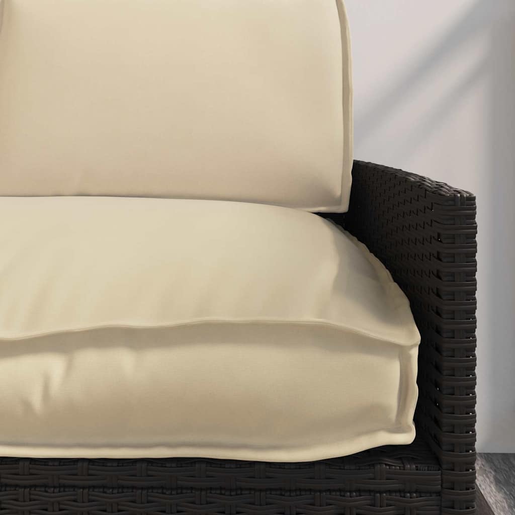 vidaXL Lot de 3 coussins de palette Beige 120 x 60 x 12 cm Tissu Oxford