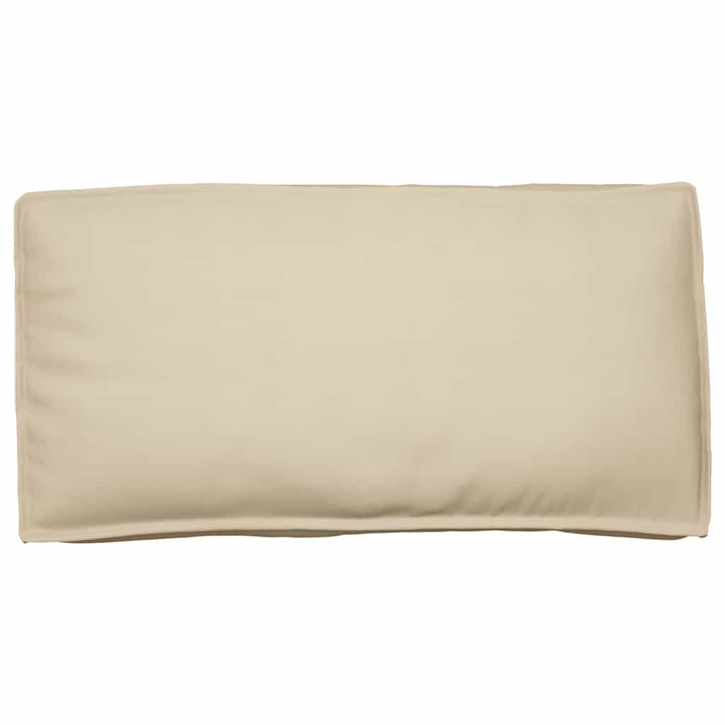 vidaXL Lot de 3 coussins de palette Beige 120 x 60 x 12 cm Tissu Oxford