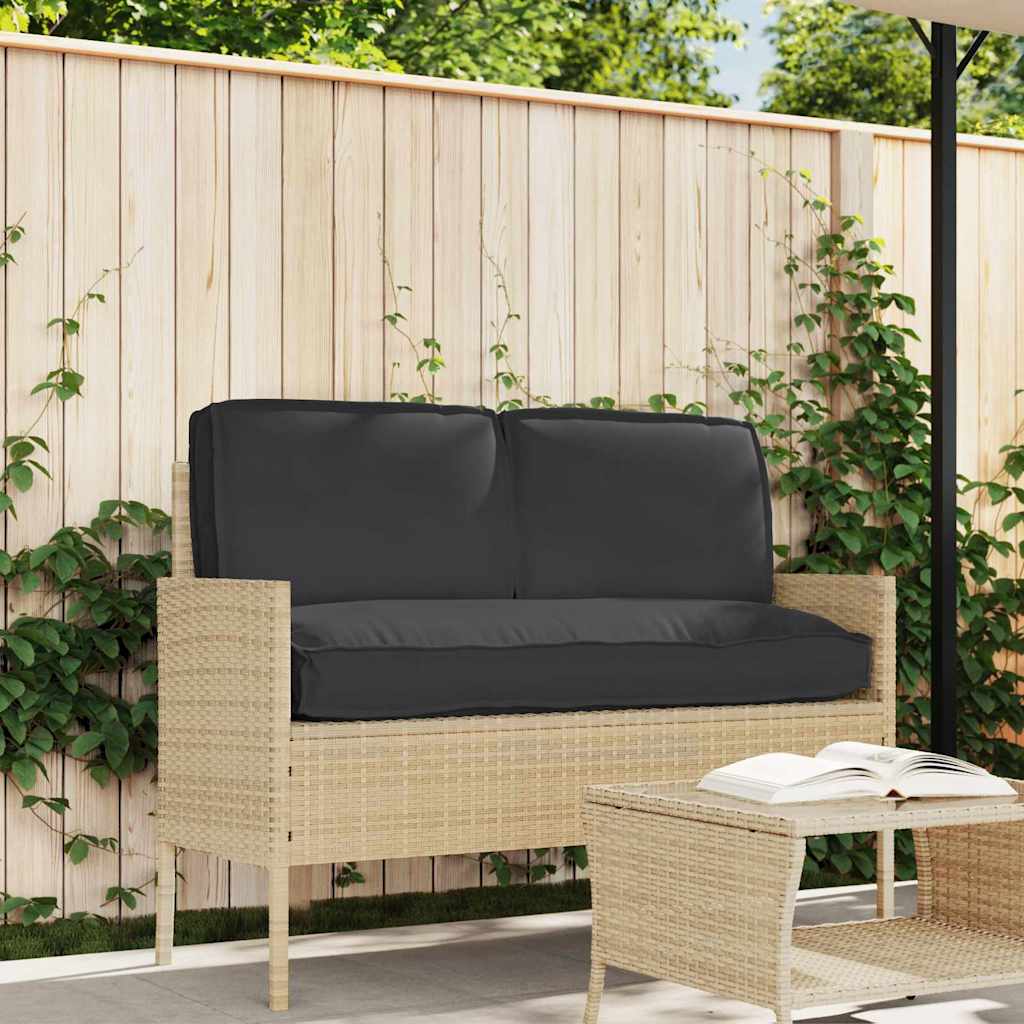 vidaXL Pallet Kissen Set 3 pcs Schwarz 120 x 60 x 12 cm Oxford Stoff