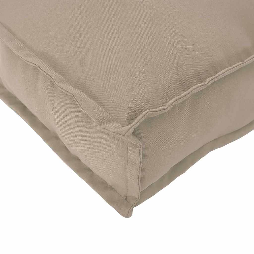 vidaXL Pallet Kissen Set 3 pcs Taupe 120 x 60 x 12 cm Oxford Stoff
