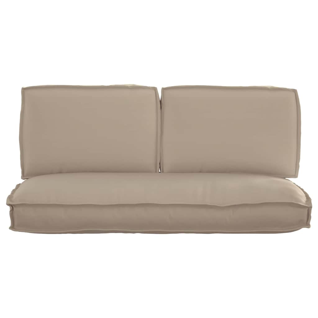 vidaXL Pallet Kissen Set 3 pcs Taupe 120 x 60 x 12 cm Oxford Stoff