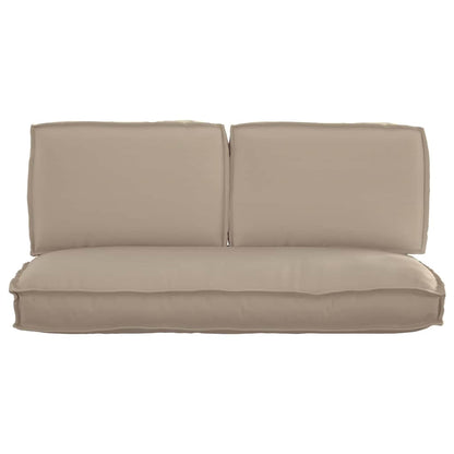 vidaXL Pallet Kissen Set 3 pcs Taupe 120 x 60 x 12 cm Oxford Stoff