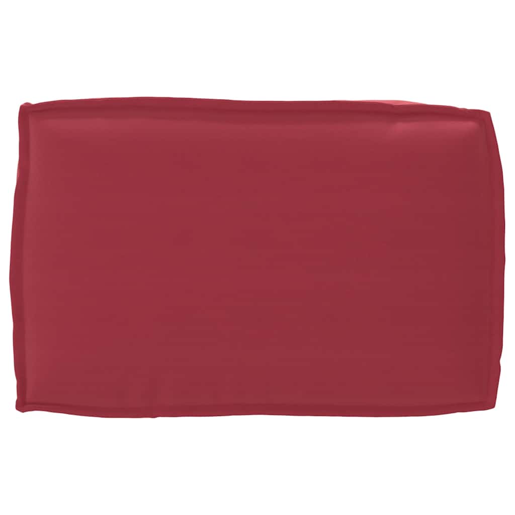 vidaXL Pallet Kissen Set 3 pcs Weinrot 120 x 60 x 12 cm Oxford Stoff