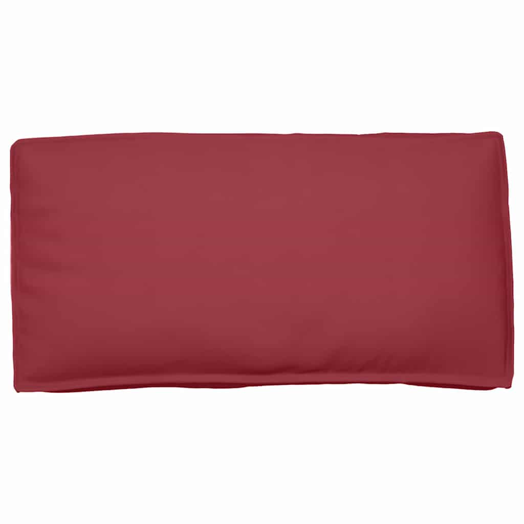 vidaXL Pallet Kissen Set 3 pcs Weinrot 120 x 60 x 12 cm Oxford Stoff