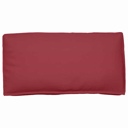 vidaXL Pallet Kissen Set 3 pcs Weinrot 120 x 60 x 12 cm Oxford Stoff