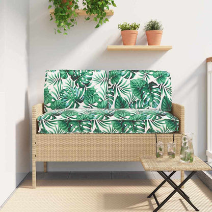 vidaXL Pallet Kissen Set mit Kissen 3 pcs Blattmuster 120 x 60 x 12 cm