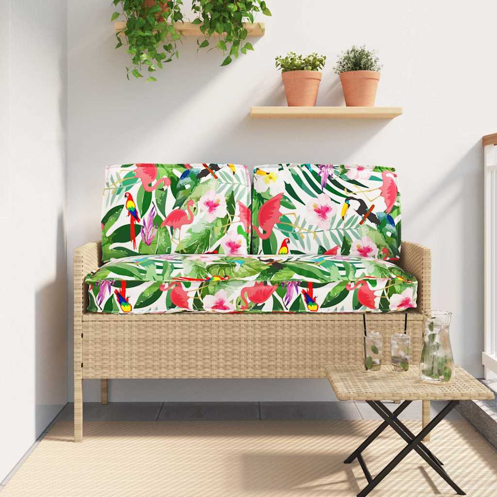 vidaXL Pallet Kissen Set mit Kissen 3 pcs Mehrfarbig 120 x 60 x 12 cm