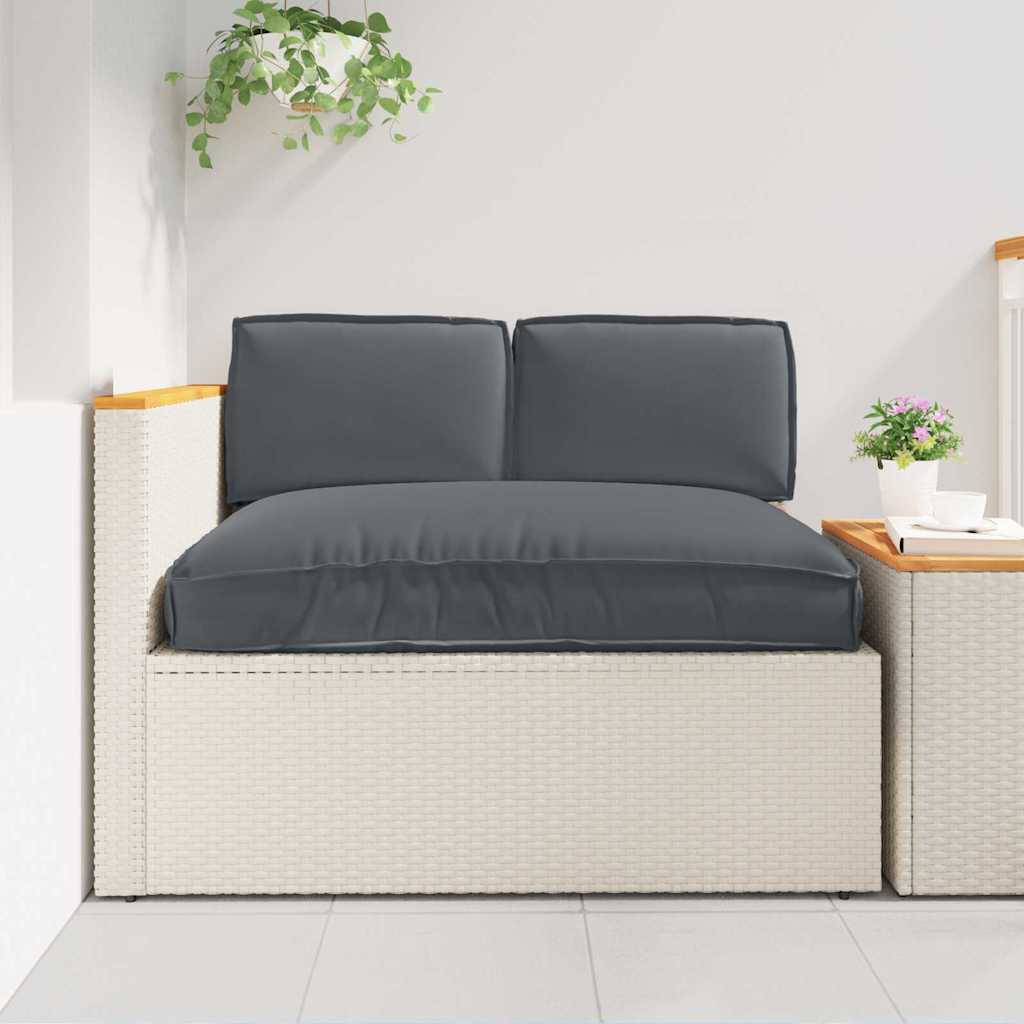 vidaXL Pallet Kissen Set 3 pcs Anthrazit 120 x 80 x 12 cm Oxford Stoff