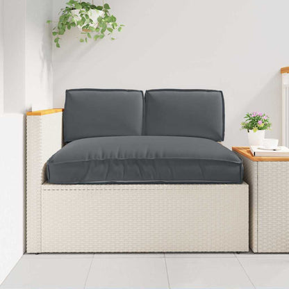 vidaXL Pallet Kissen Set 3 pcs Anthrazit 120 x 80 x 12 cm Oxford Stoff