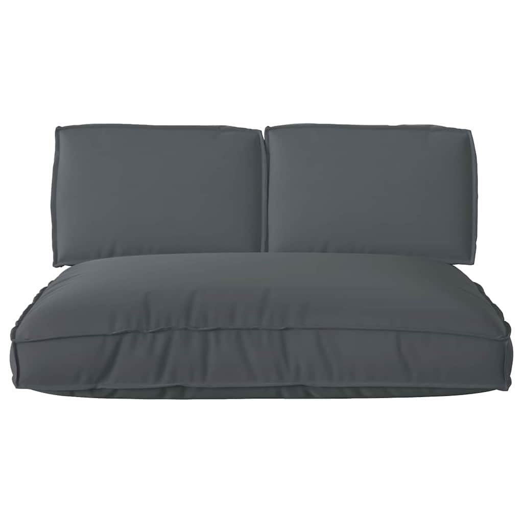 vidaXL Pallet Kissen Set 3 pcs Anthrazit 120 x 80 x 12 cm Oxford Stoff
