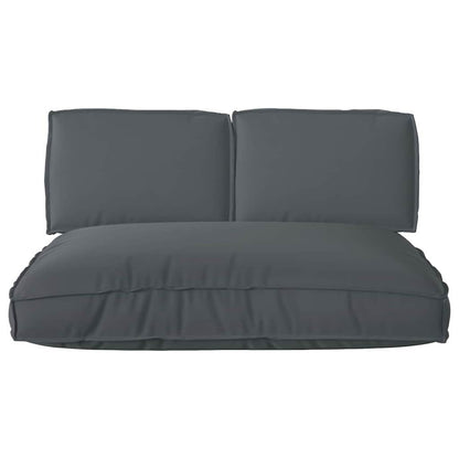 vidaXL Pallet Kissen Set 3 pcs Anthrazit 120 x 80 x 12 cm Oxford Stoff