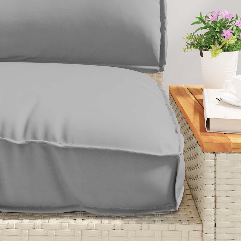 vidaXL Kissenset 3 pcs Grau Oxford-Stoff