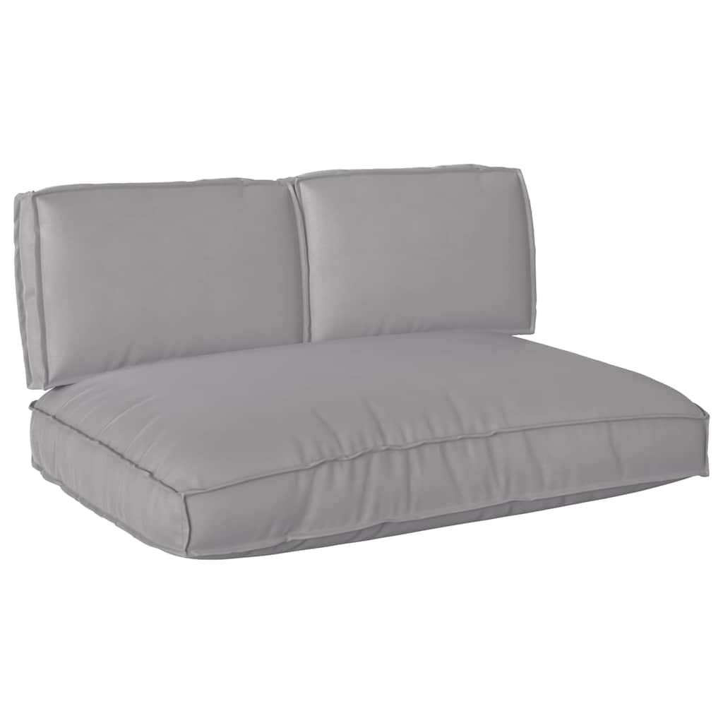 vidaXL Kissenset 3 pcs Grau Oxford-Stoff