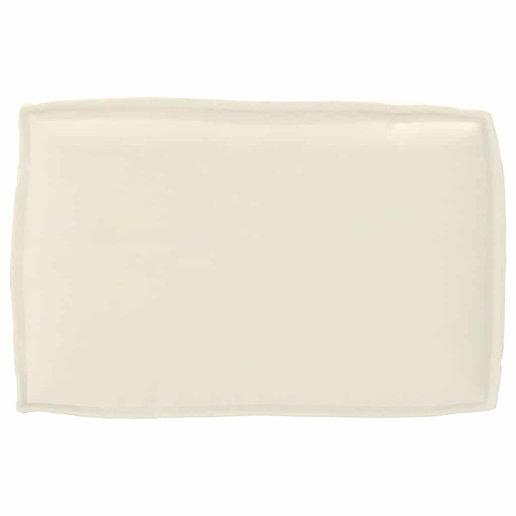 vidaXL Pallet Kissen Set 3 pcs Creme 120 x 80 x 12 cm Oxford Stoff