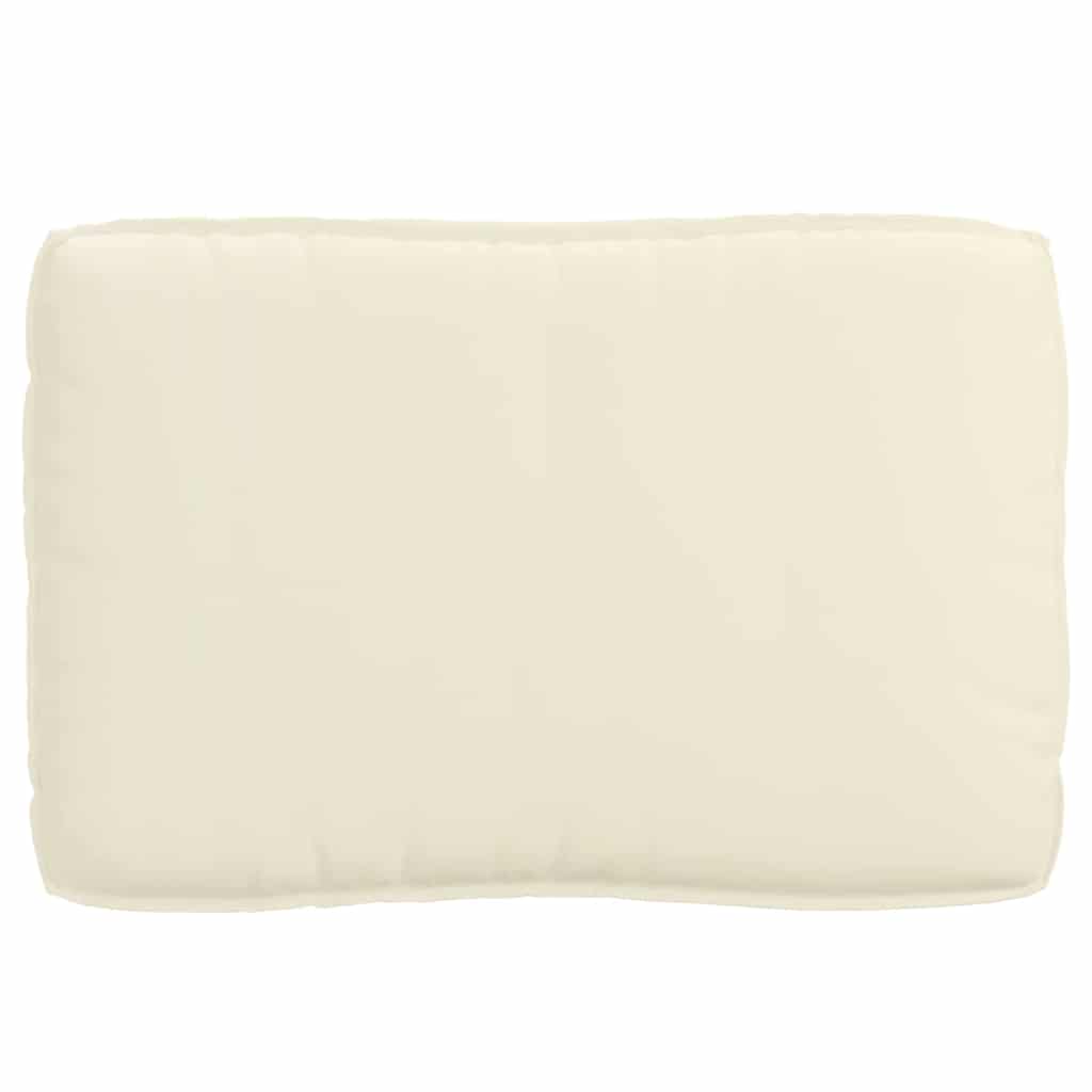 vidaXL Pallet Kissen Set 3 pcs Creme 120 x 80 x 12 cm Oxford Stoff
