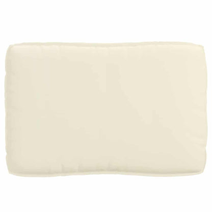 vidaXL Pallet Kissen Set 3 pcs Creme 120 x 80 x 12 cm Oxford Stoff