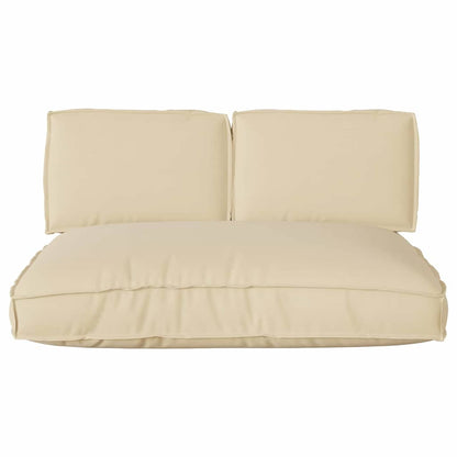 vidaXL Pallet Kissen Set 3 pcs Beige 120 x 80 x 12 cm Oxford Stoff