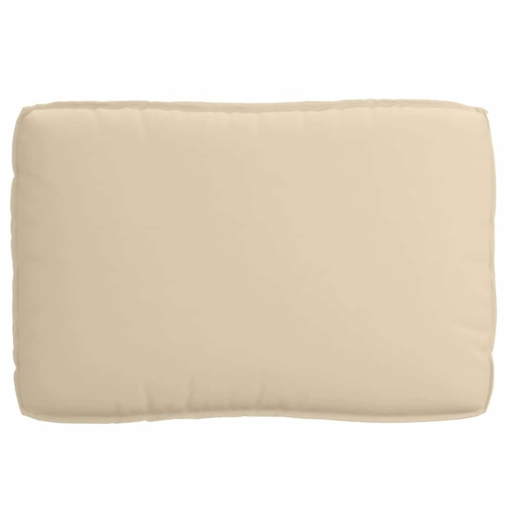 vidaXL Pallet Kissen Set 3 pcs Beige 120 x 80 x 12 cm Oxford Stoff