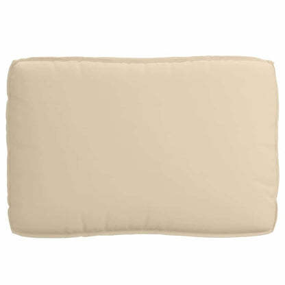 vidaXL Pallet Kissen Set 3 pcs Beige 120 x 80 x 12 cm Oxford Stoff