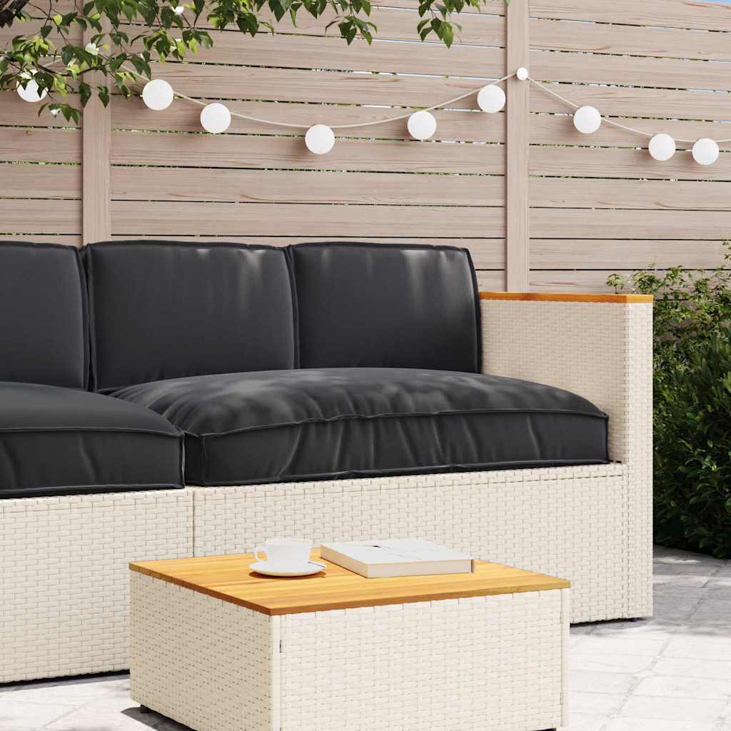 vidaXL Pallet Kissen Set 3 pcs Schwarz 120 x 80 x 12 cm Oxford Stoff