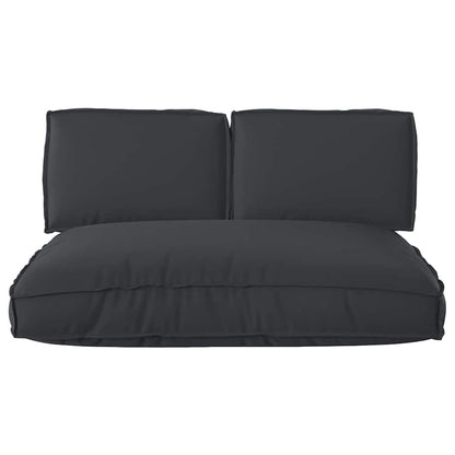 vidaXL Pallet Kissen Set 3 pcs Schwarz 120 x 80 x 12 cm Oxford Stoff