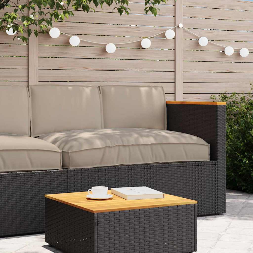 vidaXL Kissenset 3 pcs Taupe Oxford-Stoff