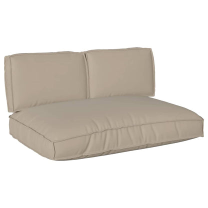 vidaXL Kissenset 3 pcs Taupe Oxford-Stoff
