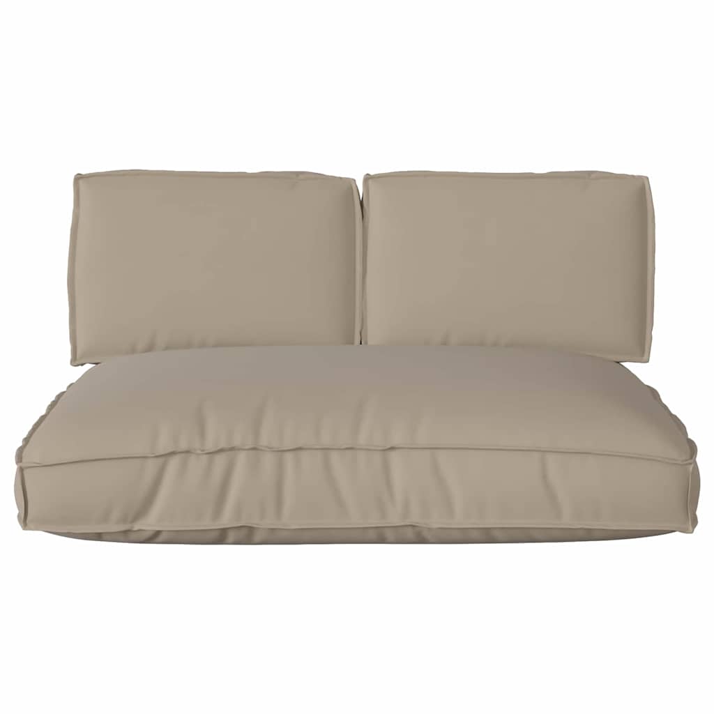 vidaXL Kissenset 3 pcs Taupe Oxford-Stoff