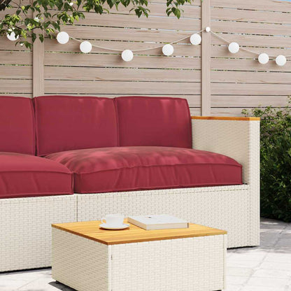 vidaXL Pallet Kissen Set 3 pcs Weinrot 120 x 80 x 12 cm Oxford Stoff