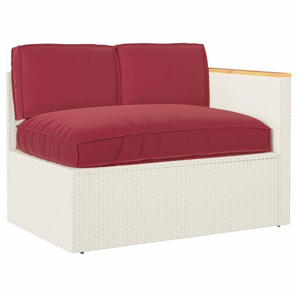 vidaXL Pallet Kissen Set 3 pcs Weinrot 120 x 80 x 12 cm Oxford Stoff