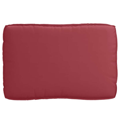 vidaXL Pallet Kissen Set 3 pcs Weinrot 120 x 80 x 12 cm Oxford Stoff
