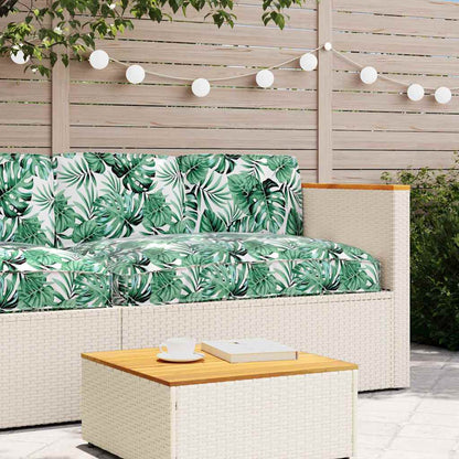 vidaXL Pallet Kissen Set mit Kissen 3 pcs Blattmuster 120 x 80 x 12 cm