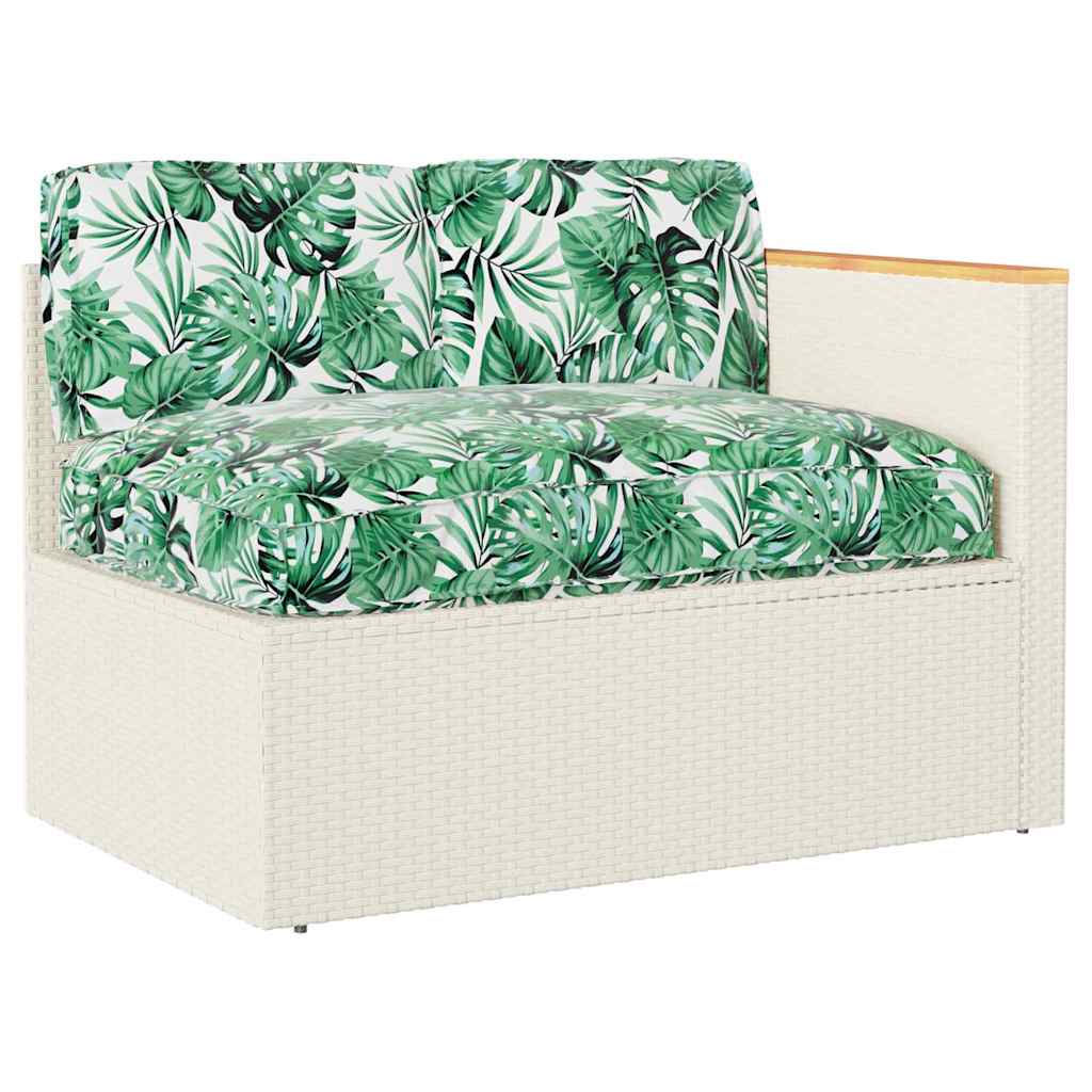 vidaXL Pallet Kissen Set mit Kissen 3 pcs Blattmuster 120 x 80 x 12 cm