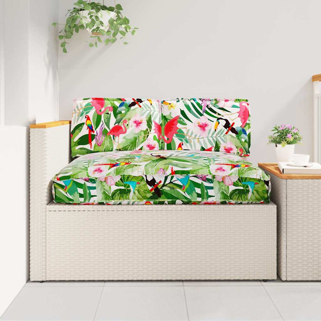vidaXL Kissenset Floral 3 pcs Mehrfarbig Oxford-Stoff