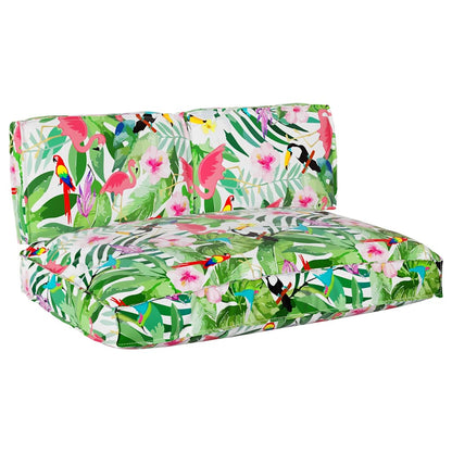 vidaXL Kissenset Floral 3 pcs Mehrfarbig Oxford-Stoff