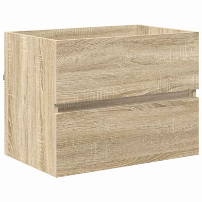 vidaXL Badezimmermöbel-Set mit Schubladen Sonoma-Eiche Holzwerkstoff