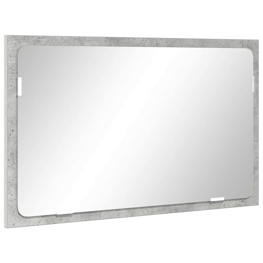 Badezimmermöbel-Set Beton Grau 60 x 38,3 x 45 cm Holzwerkstoff