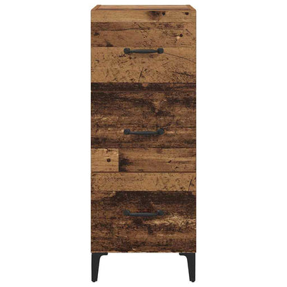 vidaXL Sideboard Altholz 34,5 x 34 x 90 cm Holzwerkstoff
