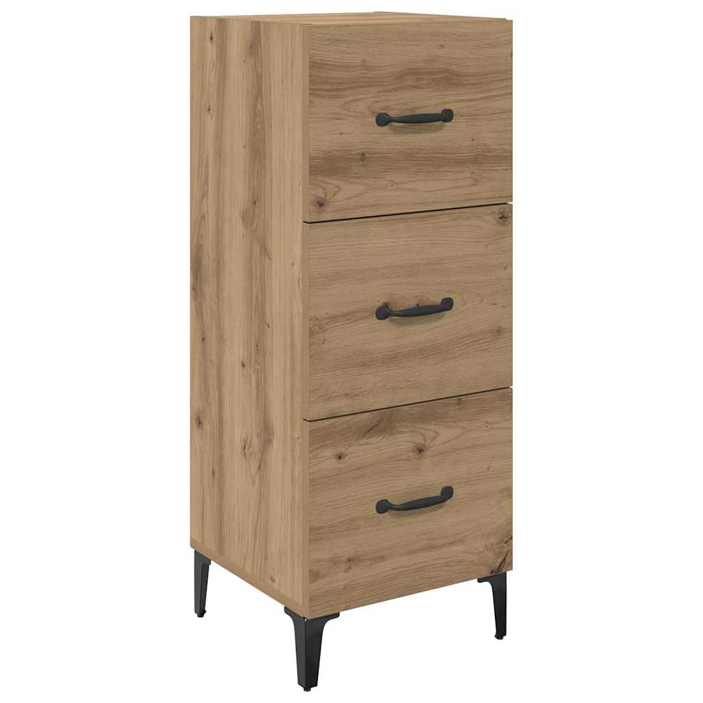 Sideboard Artisan-Eiche 34,5 x 34 x 90 cm Holzwerkstoff