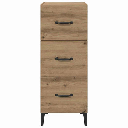 Sideboard Artisan-Eiche 34,5 x 34 x 90 cm Holzwerkstoff