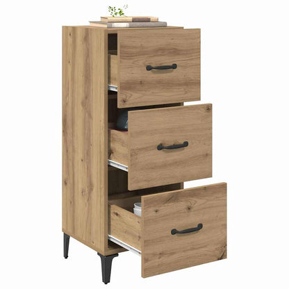 Sideboard Artisan-Eiche 34,5 x 34 x 90 cm Holzwerkstoff