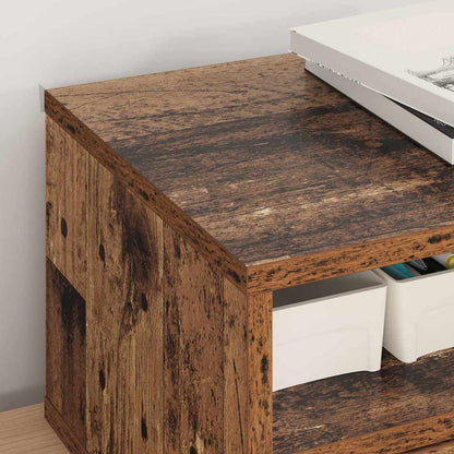 Druckerständer Altholz 40 x 32 x 24 cm Holzwerkstoff