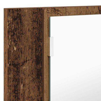 vidaXL Armoire de toilette murale en bois de récupération 80 x 12 x 45 cm Matériau à base de bois