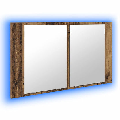 vidaXL Armoire de toilette murale en bois de récupération 80 x 12 x 45 cm Matériau à base de bois